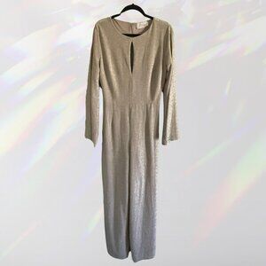 Sparkly Bridal Reception Jumpsuit - Champagne Jumpsuit - Disco Jumpsuit